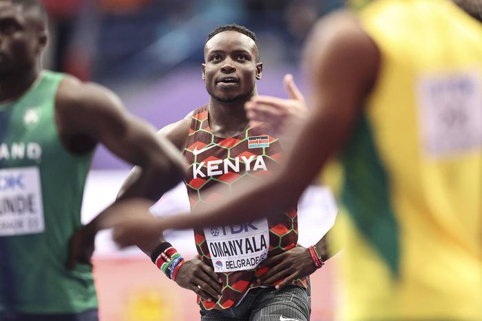 Kenyan sprinter Ferdinand Omanyala