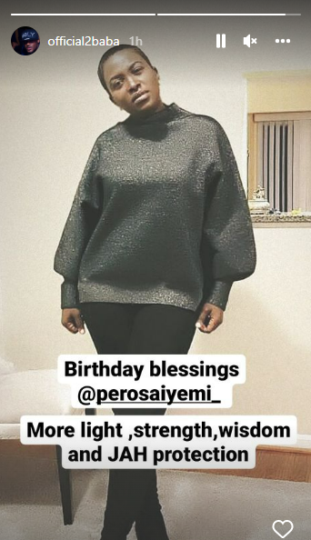 2Face Idibia celebrates baby mama Pero Adeniyi on her birthday