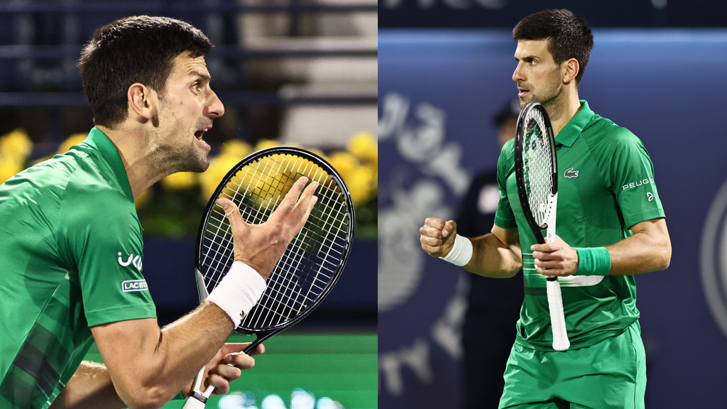 Novak Djokovic returns to Tennis with a win at the Dubai ATP on Monday