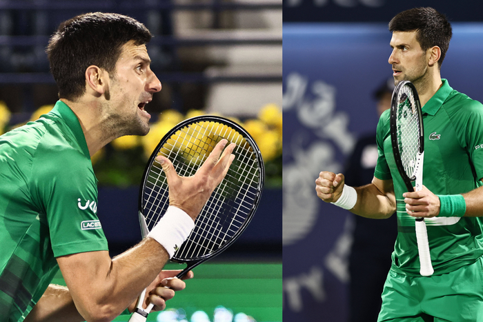 Novak Djokovic returns to Tennis with a win at the Dubai ATP on Monday