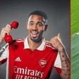 Gabriel Jesus is seen in full Arsenal jersey in a leaked video