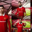 Cristiano Ronaldo models new Manchester United home jersey