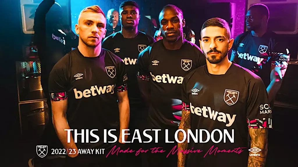 West Ham away kit 2022/23 season