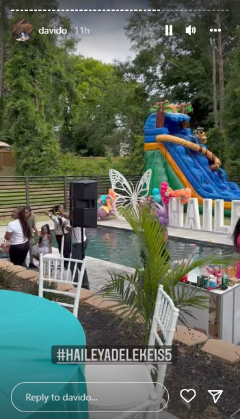 Davido celebrates 2nd daughter's birthday in grand style