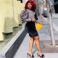 Desire always looks chic in short dresses
