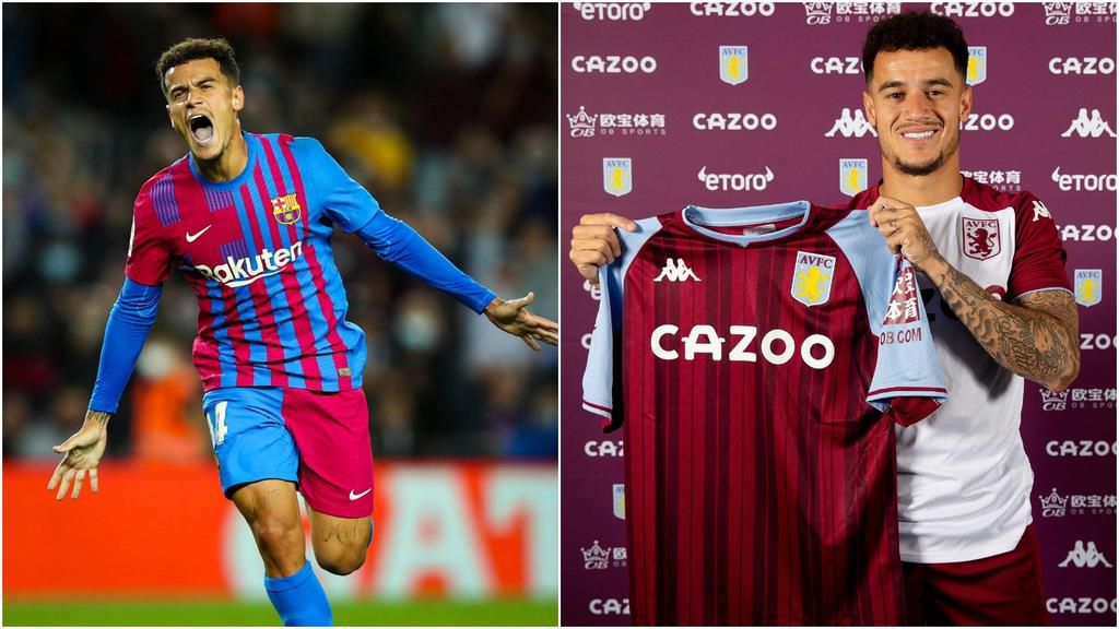 Coutinho joins Aston Villa from Barcelona