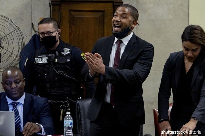 American actor Jussie Smollett at his sentencing [ShuttersTocKnow]