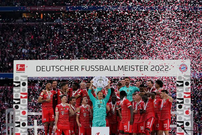 Bayern Munich lifted the 2022 Bundesliga title