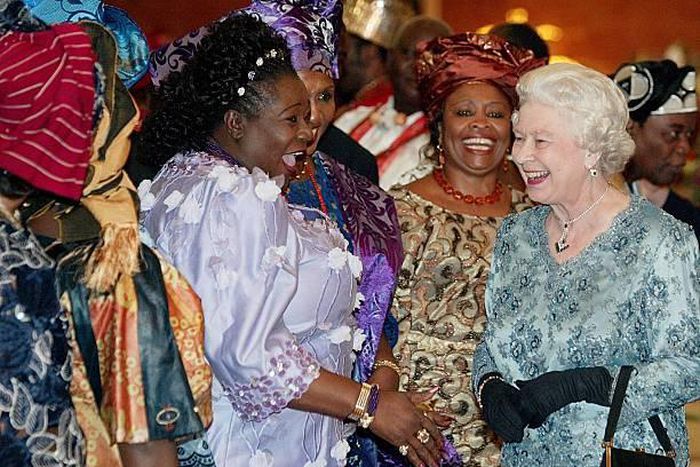 Queen Elizabeth during one of her visits to Nigeria. [Getty Images]