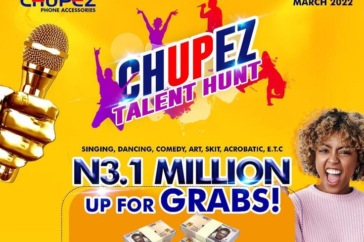 N3.1 million up for grap on the Chupez Talent Hunt