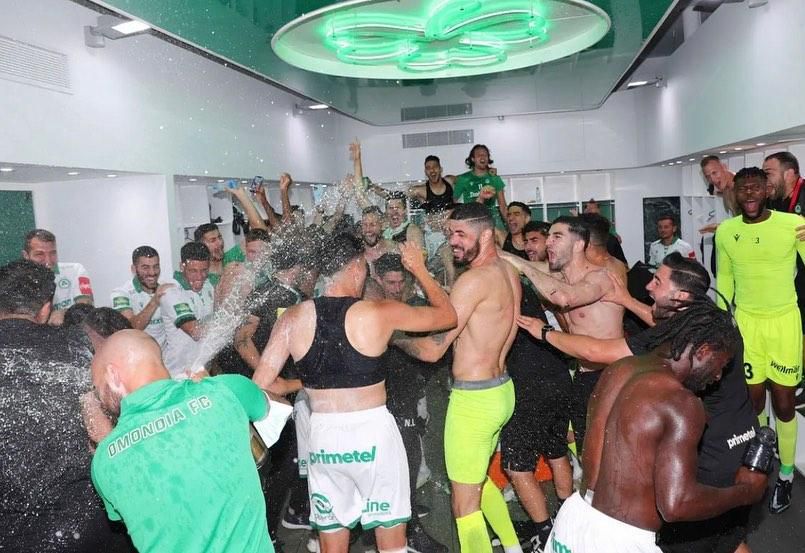 Shehu Abdullahi celebrates title with Omonia in Cyprus