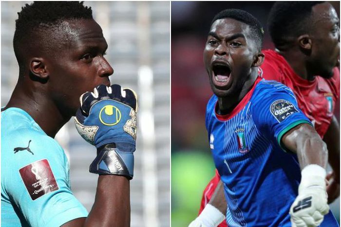 Edouard Mendy and Jesus Owono