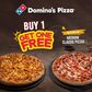 Domino’s Pizza Crustos brings you love with online buy 1 get 1 FREE offer!