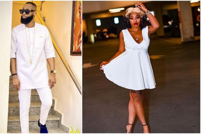 Reality TV star Tochi and his soon to be wife, Chioma [Instagram/TochiOfficial] [Instagram/BeautiifulChii]