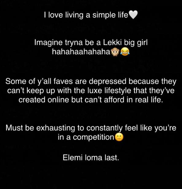 The reality TV star says some of these celebrities have become depressed just trying to impress people on social media.