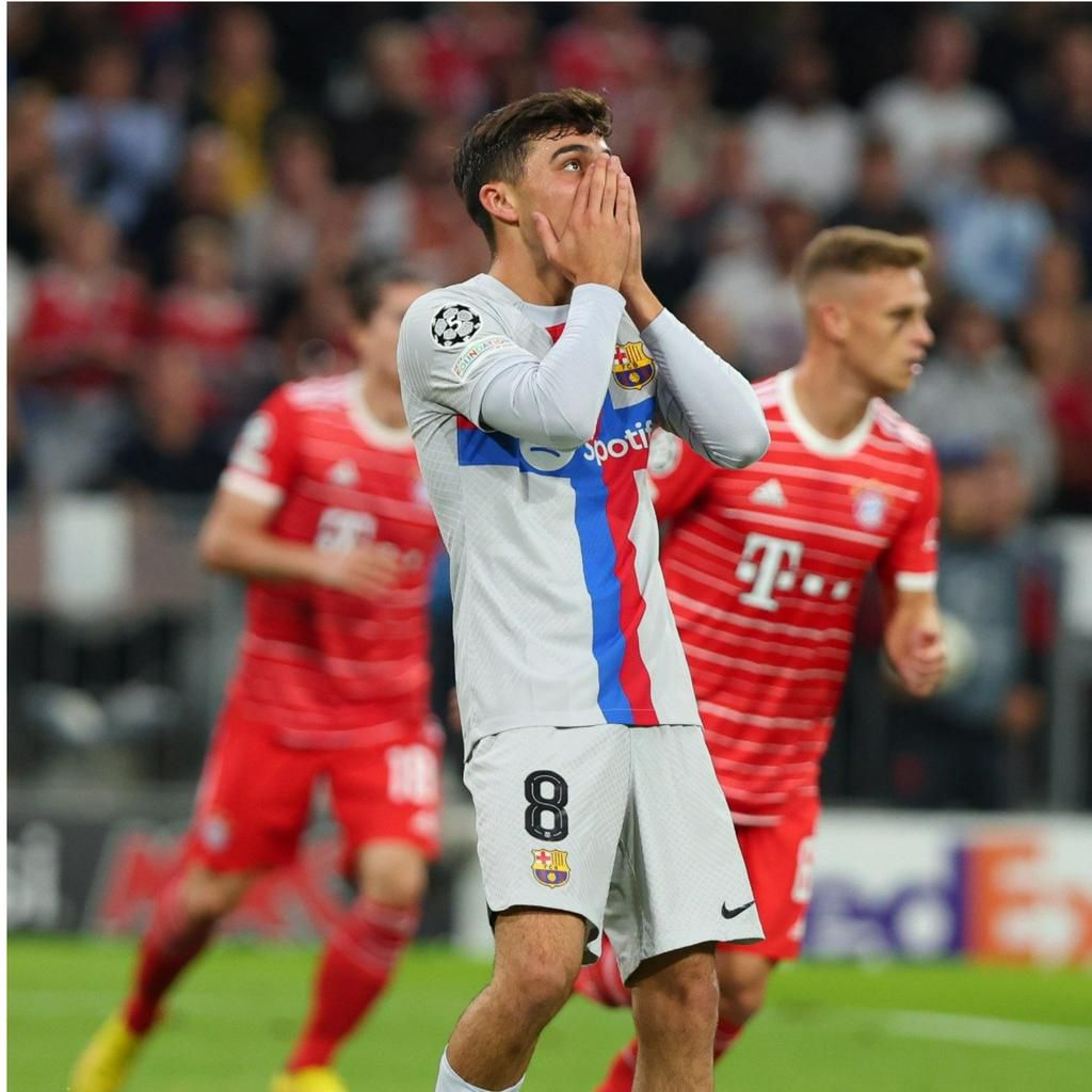 Pedri laments Barcelona's missed chances against Bayern Munich