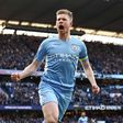 Kevin De Bruyne scored two goals and grabbed an assist in Manchester City's win in the Manchester derby