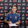 Lisandro Martinez signs for Manchester United.