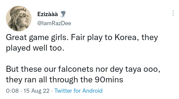 Reactions from Nigerians as Falconets win again to book quarter-final ticket.