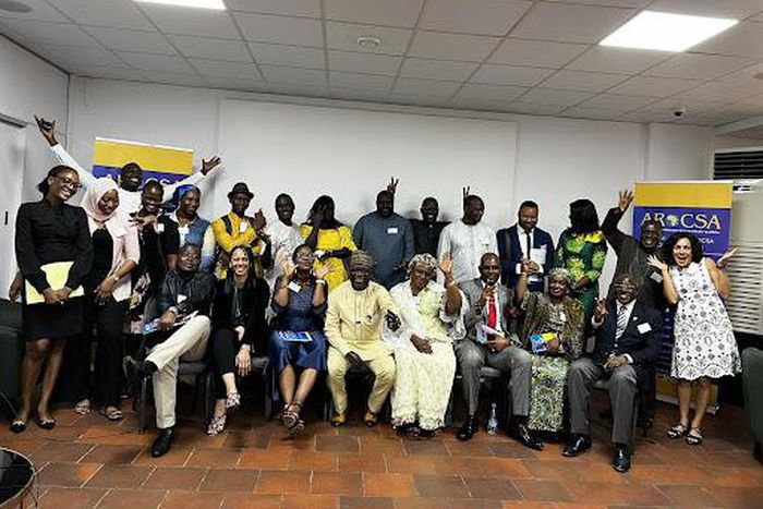 Panelists at the dRPC session at the 6th AROCSA conference in Dakar, Senegal, 7th to 8th of September 2022