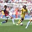 Alex Iwobi against Aston Villa