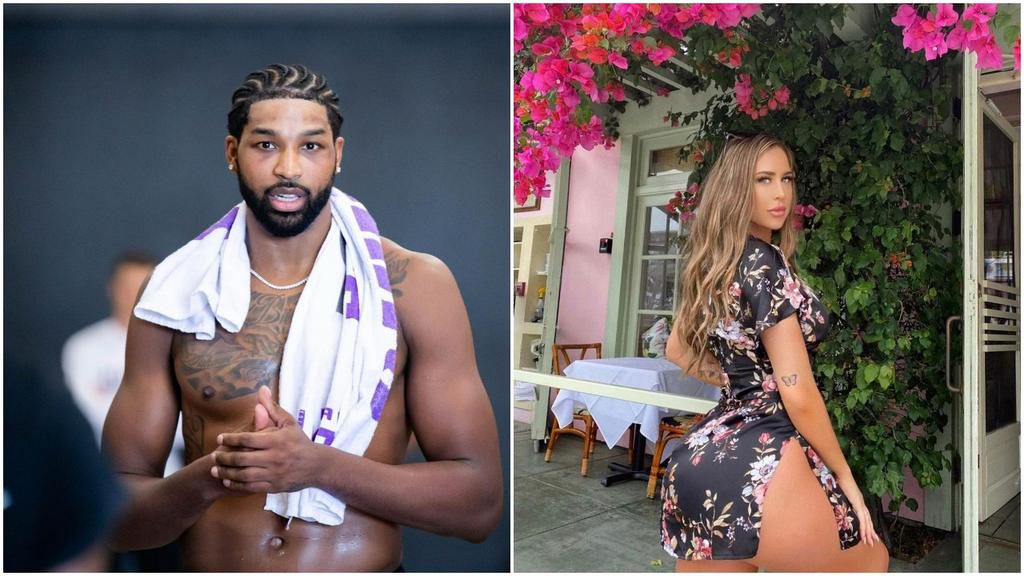 Tristan Thompson and his new baby mama Maralee Nichols [Instagram/TristanThompson]