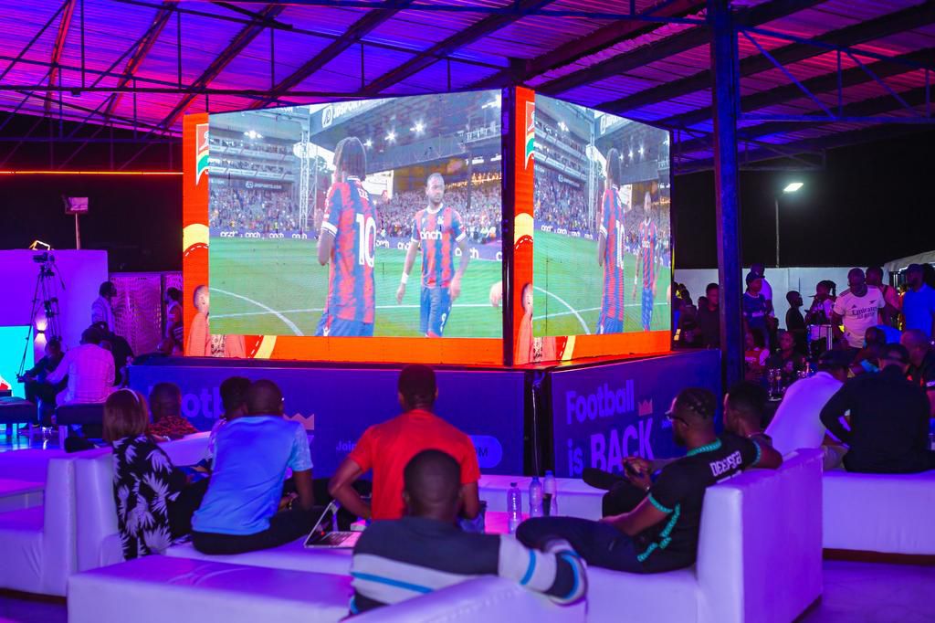 Football fans win big at BetKing EPL watch party.