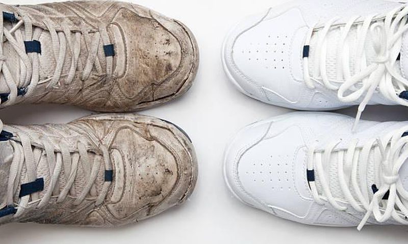 Make your dirty sneakers clean [istockphoto]
