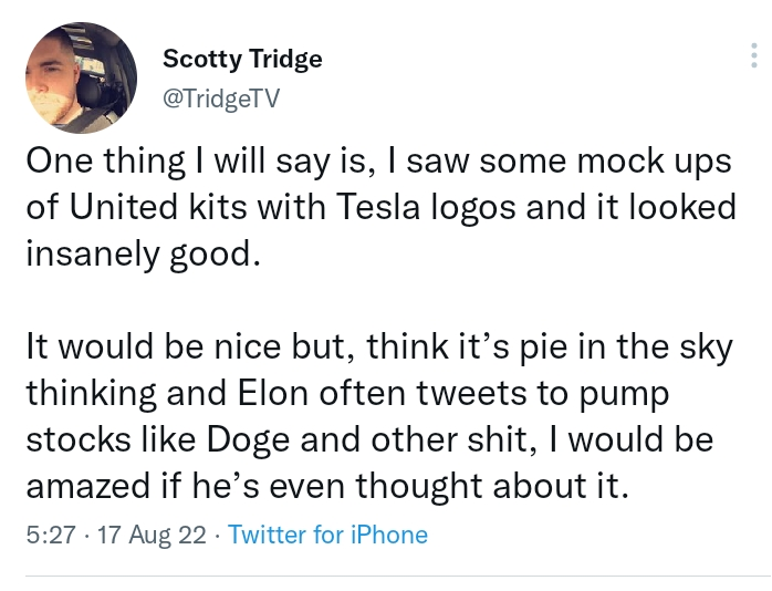 The supporters react to the Elon Musk's tweet.