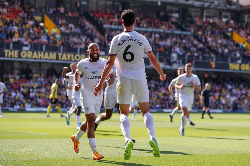 Christian Norgaard opened the scoring for Brentford