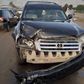 The black Toyota Highlander car that crushed an Okada rider to death in Badagry