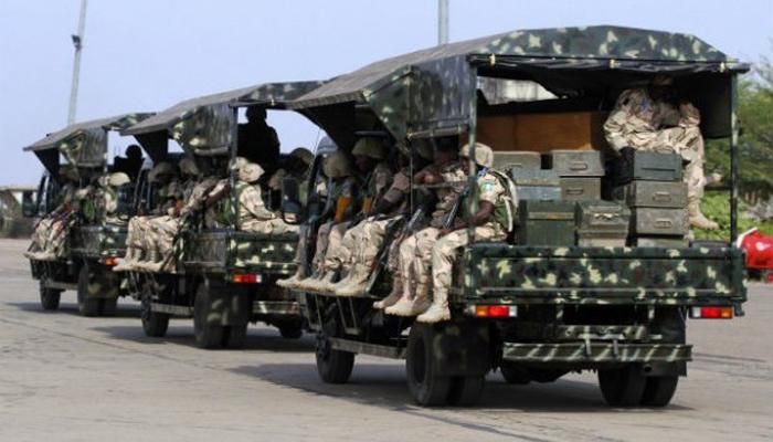 Nigerian army troops successfully cleared three areas occupied by terrorists. This happened after an assault carried out with the Nigerian Air Force. - Champion Newspapers