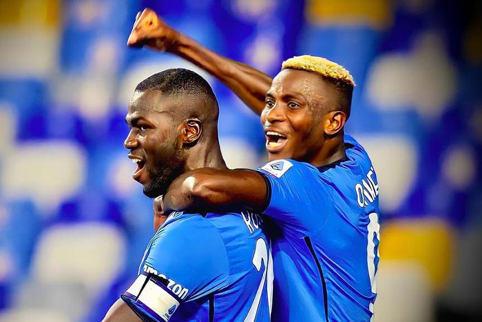 Kalidou Koulibaly of Chelsea & Victor Osimhen of Napoli