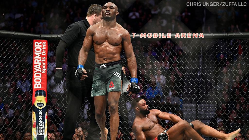 Kamaru Usman retains UFC welterweight title after knocking out Jorge Masvidal