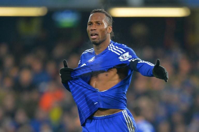 Didier Drogba won the Premier League title four times with Chelsea