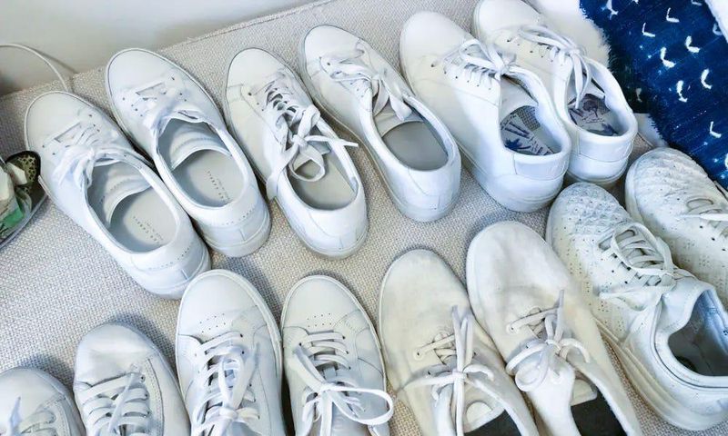 White shoes are hard to maintain