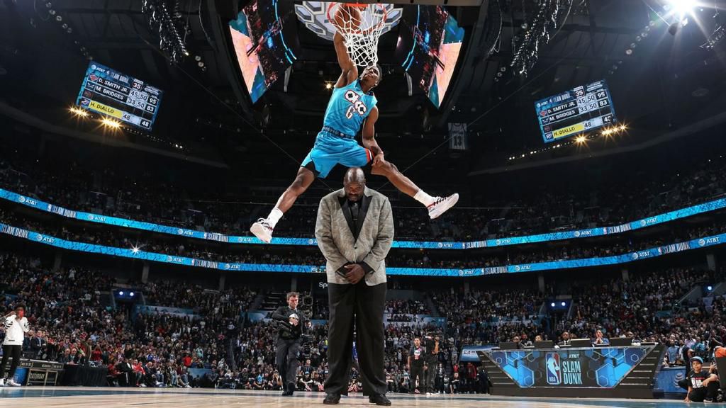 Hamidou Diallo dunked over Shaquille O'Neal at the 2019 Dunk Contest