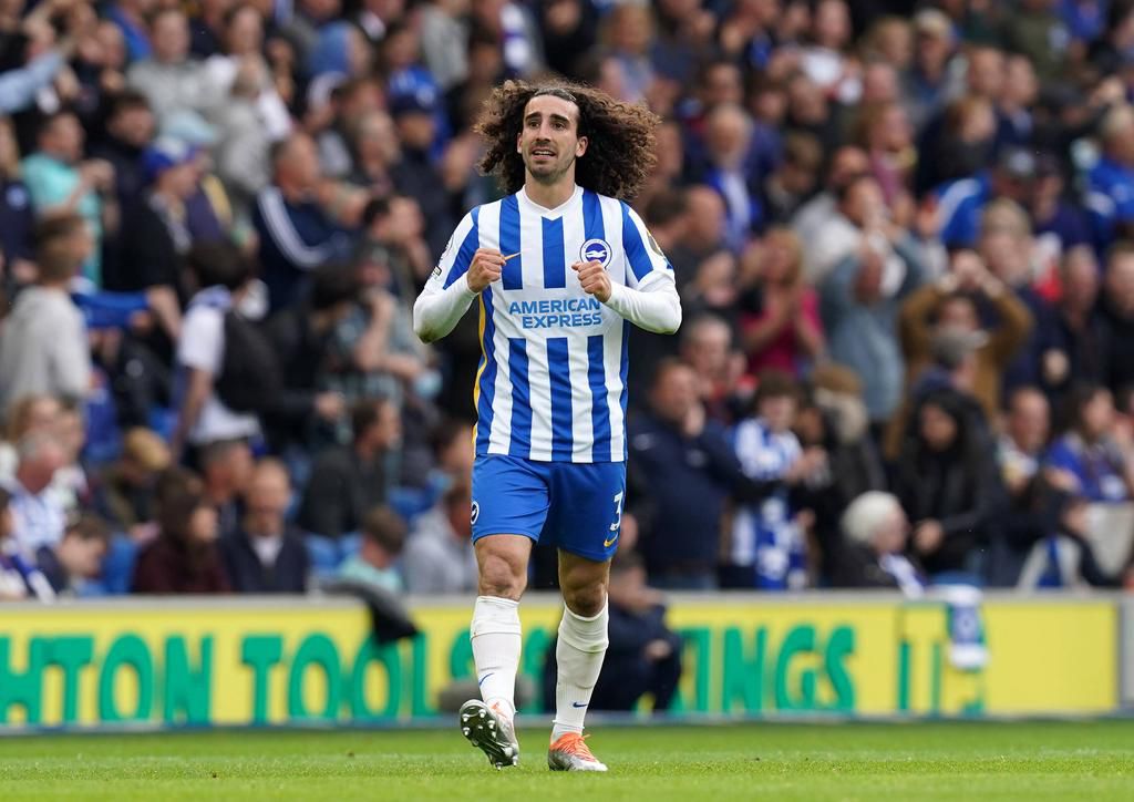 Cucurella scored for Brighton in their win against Man United on Saturday