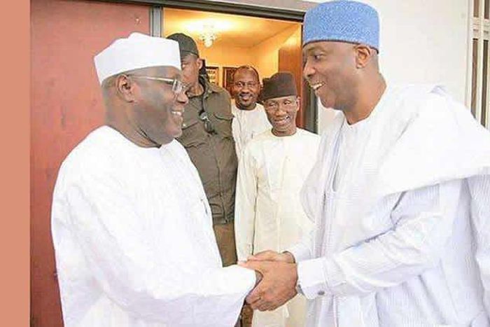 Alhaji Atiku Abubakar and Bukola Saraki (Punch)