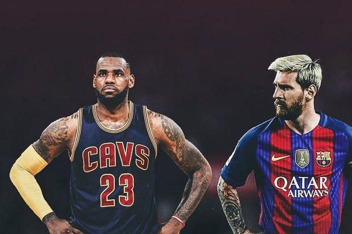 LeBron James and Messi. (SportKeeda)