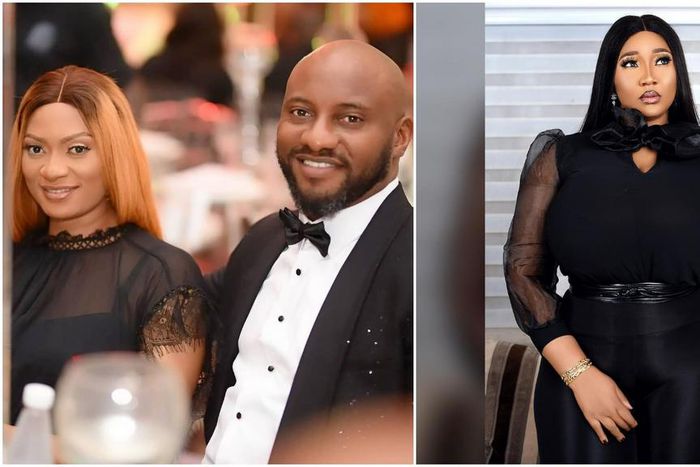 May and Yul Edochie with Judy Austin Moghalu [Instagram/YulEdochie] [Instagram/JudyMoghalu]