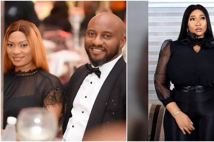 May and Yul Edochie with Judy Austin Moghalu [Instagram/YulEdochie] [Instagram/JudyMoghalu]