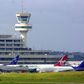 Passenger planes pictured at Murtala Mohammed International Airport in the Nigerian commercial capital Lagos on October 23, 2005