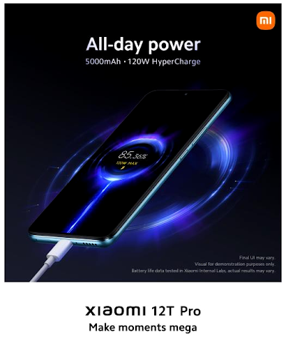 Unlock new level of detail and creativity with Xiaomi 12T Pro