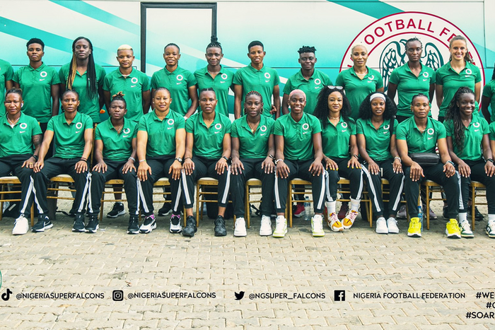Super Falcons' contingent to the 2022 Women's Africa Cup of Nations (WAFCON) in Morocco
