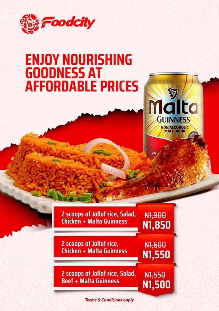 Malta Guinness partners Tastee Fried Chicken & Food City to provide exciting meal combos