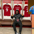 Sabinus showed off pictures from his recent visit to Liverpool's stadium