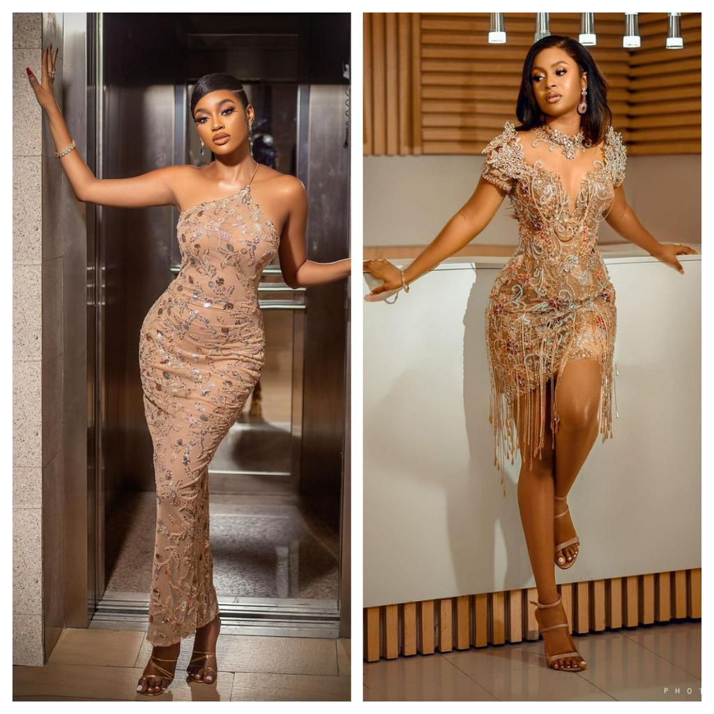 Both on nude gowns [Instagram]