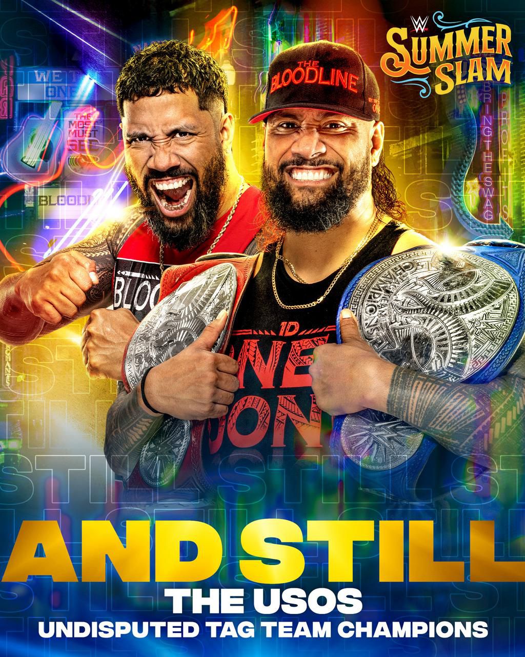 The Usos are still the Undisputed WWE Tag Team Champions