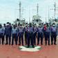Cross section of personnel of the Nigerian Navy, EFCC, NSCDC, Immigration, Customs and NIMASA during the launch of Exercise Sanga-Sung in Onne, Rivers state on Tuesday. [NAN]